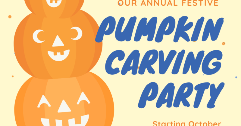 Shakey’s Annual Pumpkin Carving Party