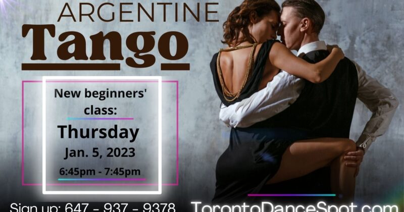 New Argentine Tango Sessions Start in January!