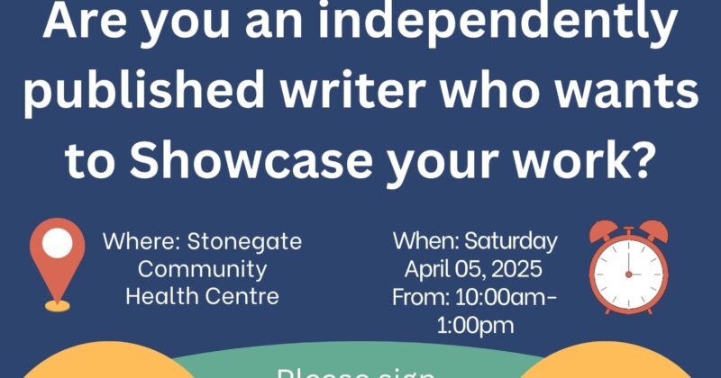 GTA Writer’s Showcase at Stonegate CHC
