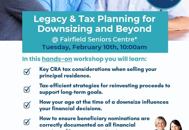 Legacy and Tax Planning for Downsizing and Beyond