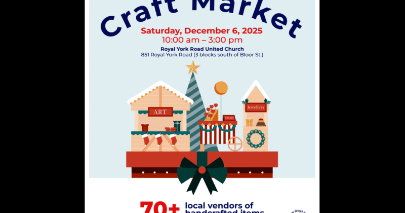 Winter Craft Market At Royal York Road United Church
