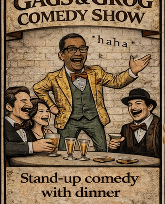 Wednesdays Grande Soirees – Gags and Grog Hosted by Trevor Burnett