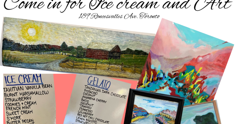 Art Showing At Ed’s Real Scoop